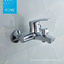 2020 China Sanitary Ware Morden Wall Mount Copper Bathroom Mixers Taps Bath Shower Faucets For Hotel